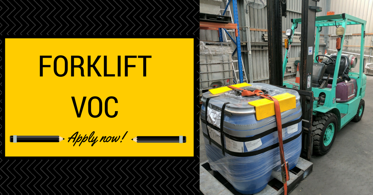 Forklift VOC Newcastle VOC Training Verification of Competency